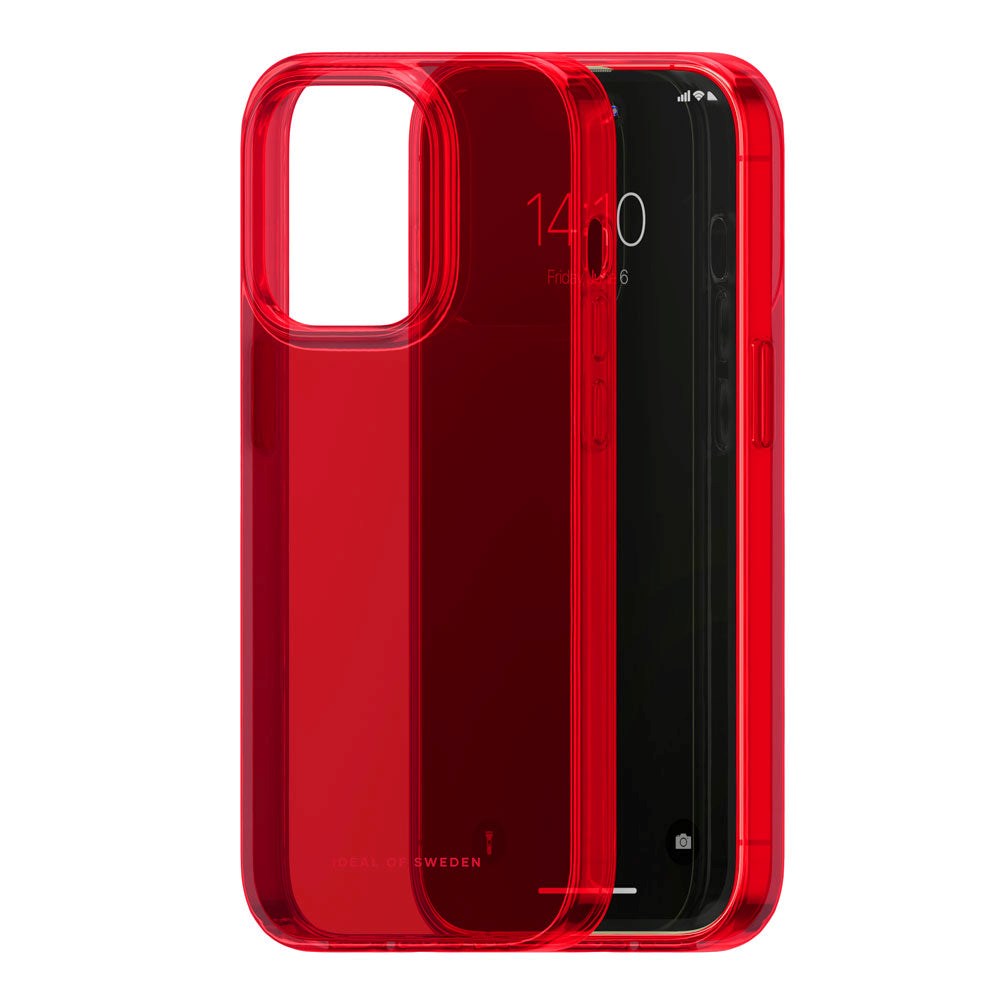 iPhone 14 Pro Ideal Of Sweden Clear Cover - Radiant Red