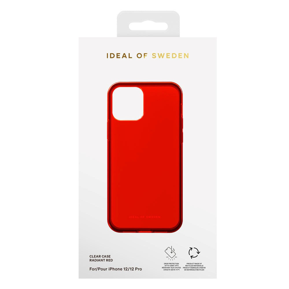 iPhone 12 / 12 Pro Ideal Of Sweden Clear Cover - Radiant Red