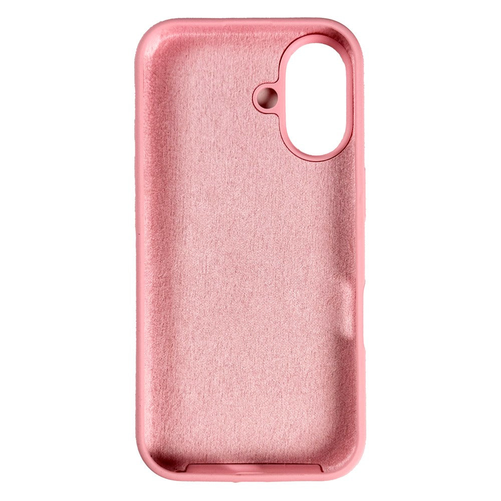 Nudient iPhone 16 Base Silicone Mobil Cover - Baby Pink