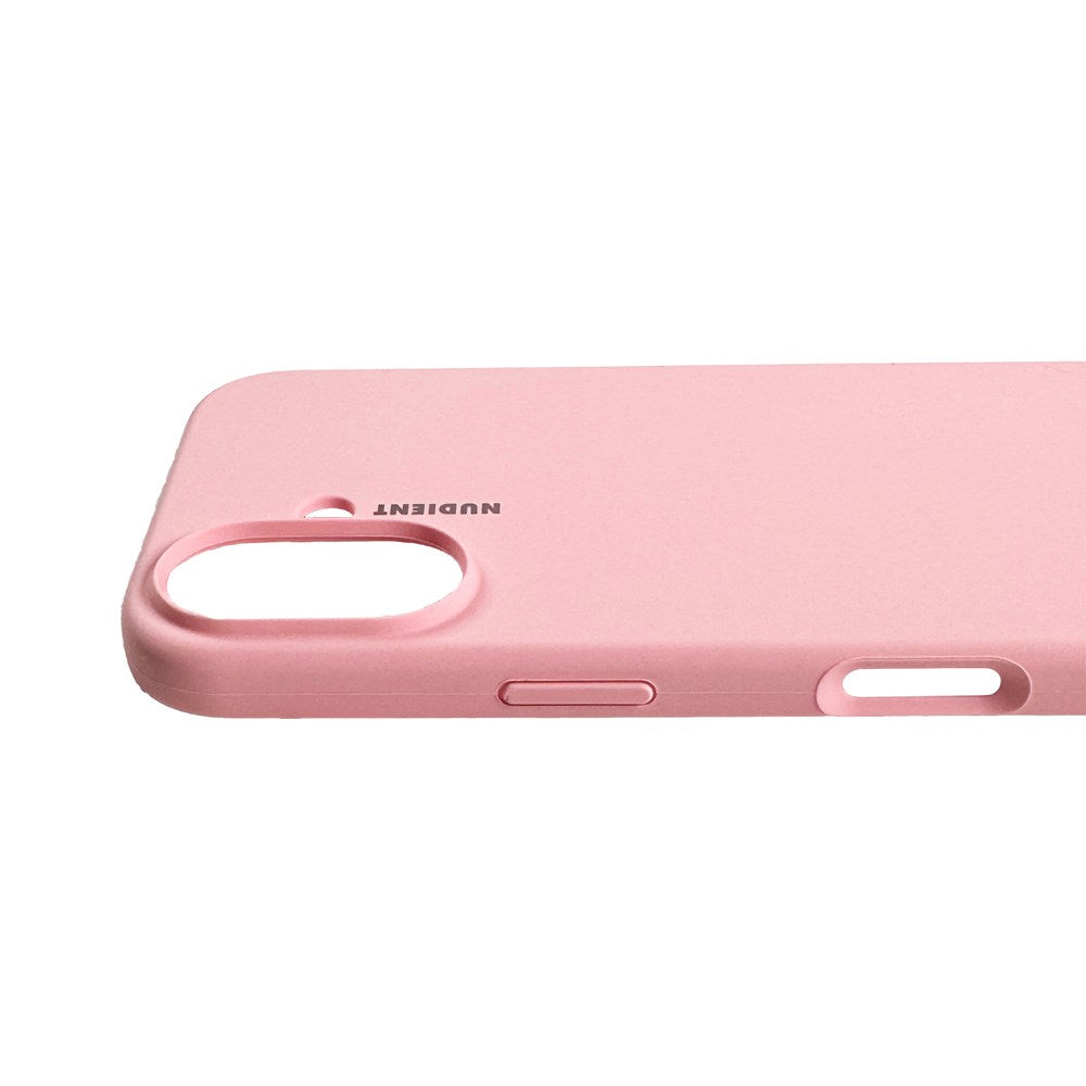 Nudient iPhone 16 Base Silicone Mobil Cover - Baby Pink