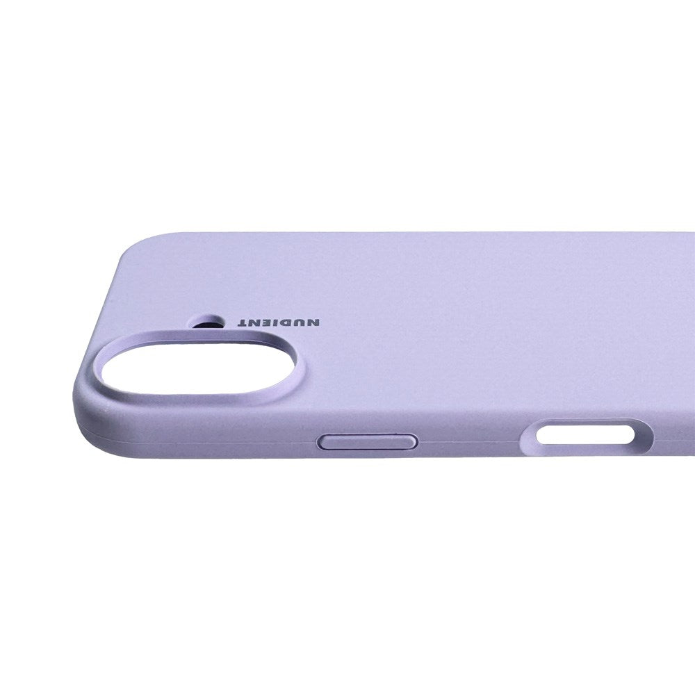 Nudient iPhone 16 Base Silicone Mobil Cover - Soft Purple