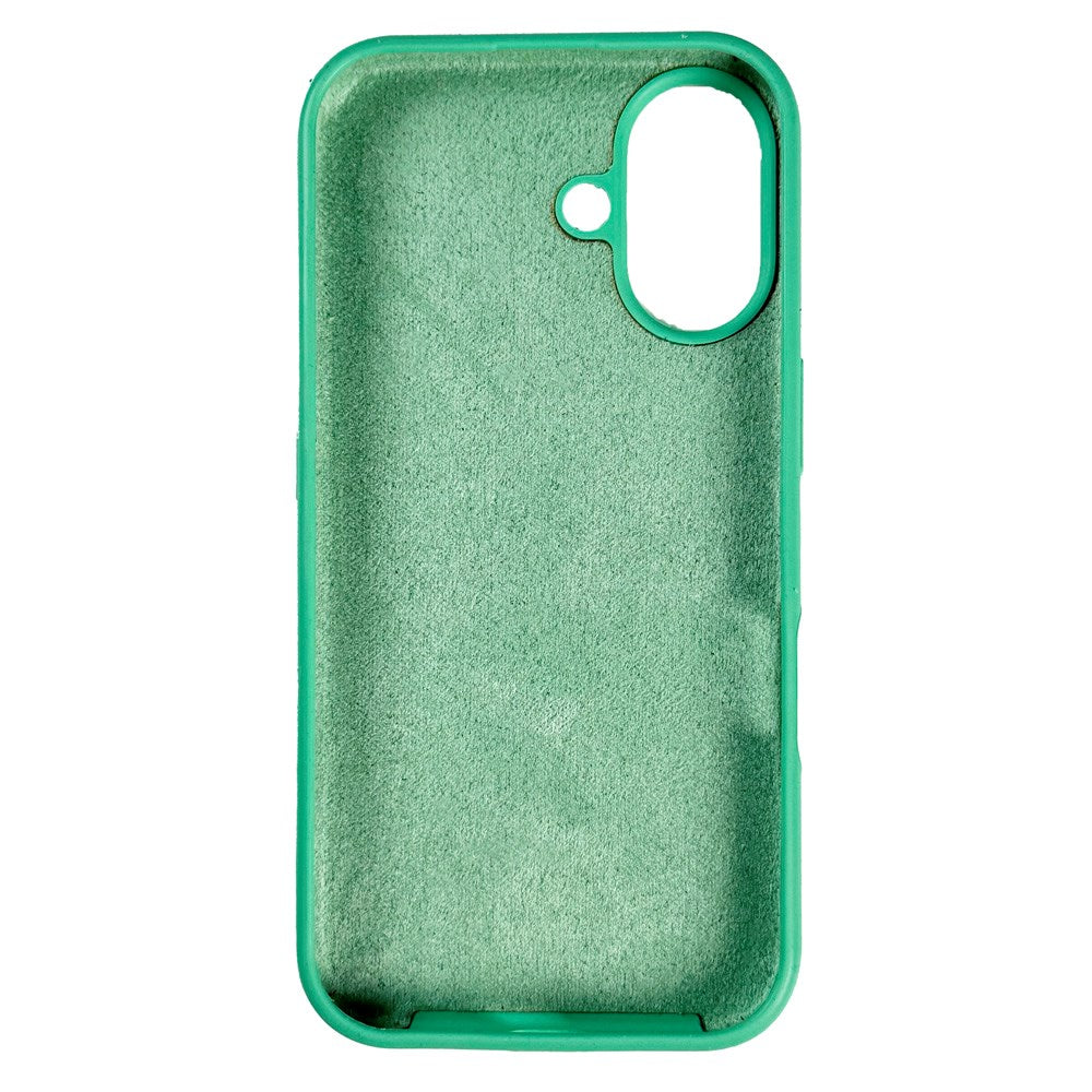 Nudient iPhone 16 Base Silicone Mobil Cover - Mint Green