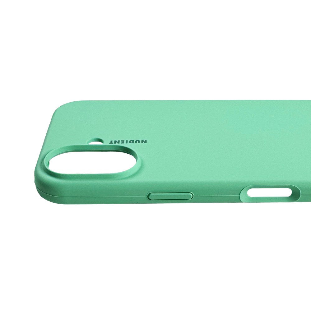 Nudient iPhone 16 Base Silicone Mobil Cover - Mint Green