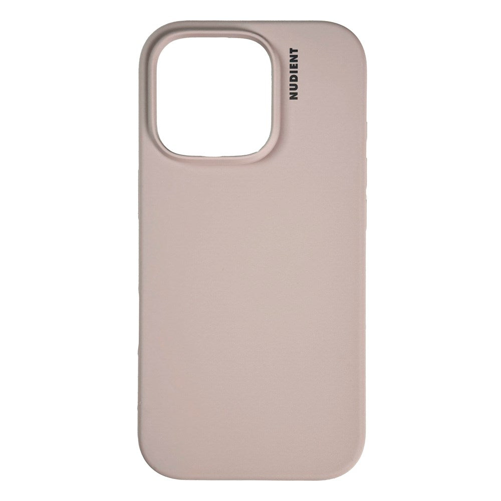 Nudient iPhone 16 Pro Base Silicone Mobil Cover - Stone Beige