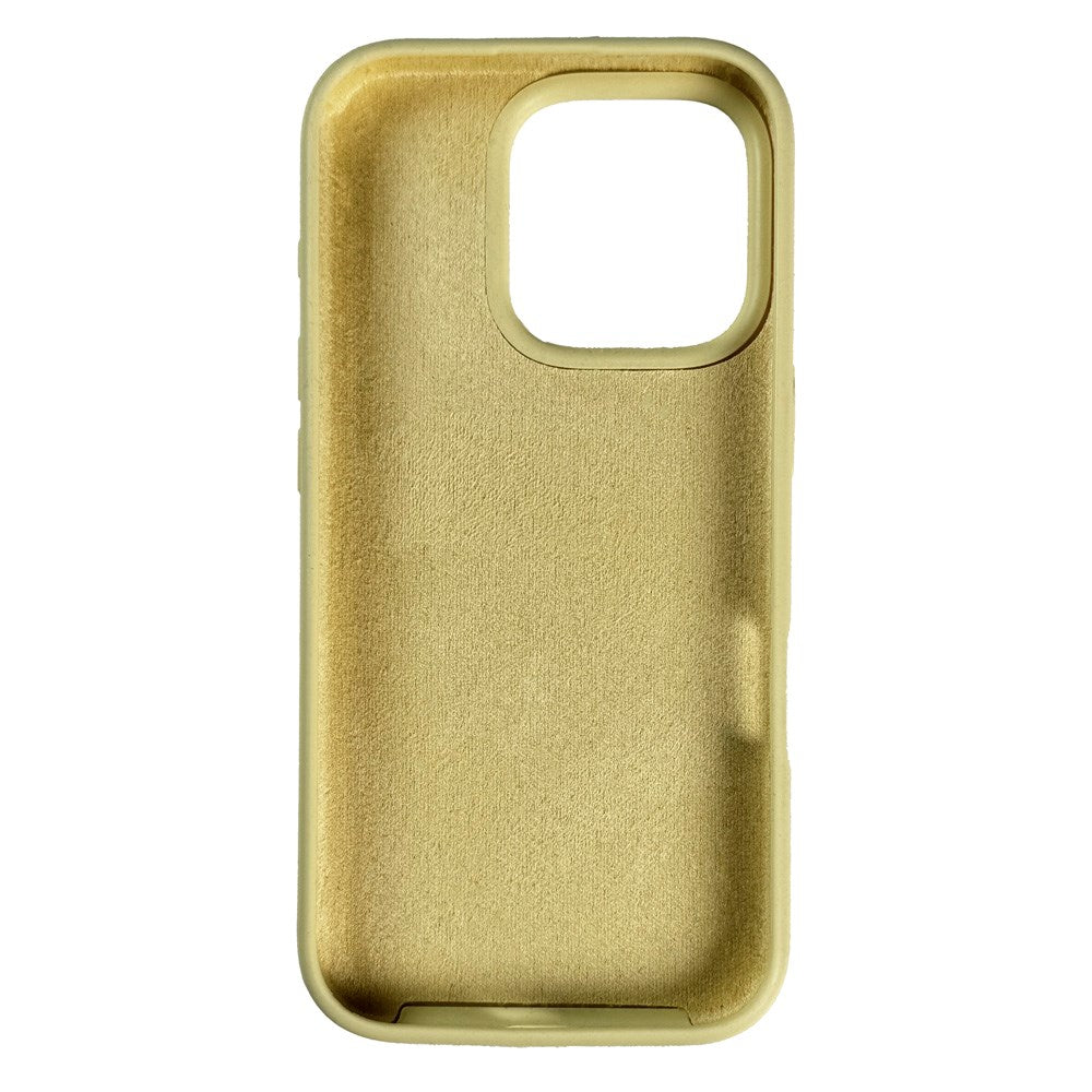 Nudient iPhone 16 Pro Base Silicone Mobil Cover - Pale Yellow