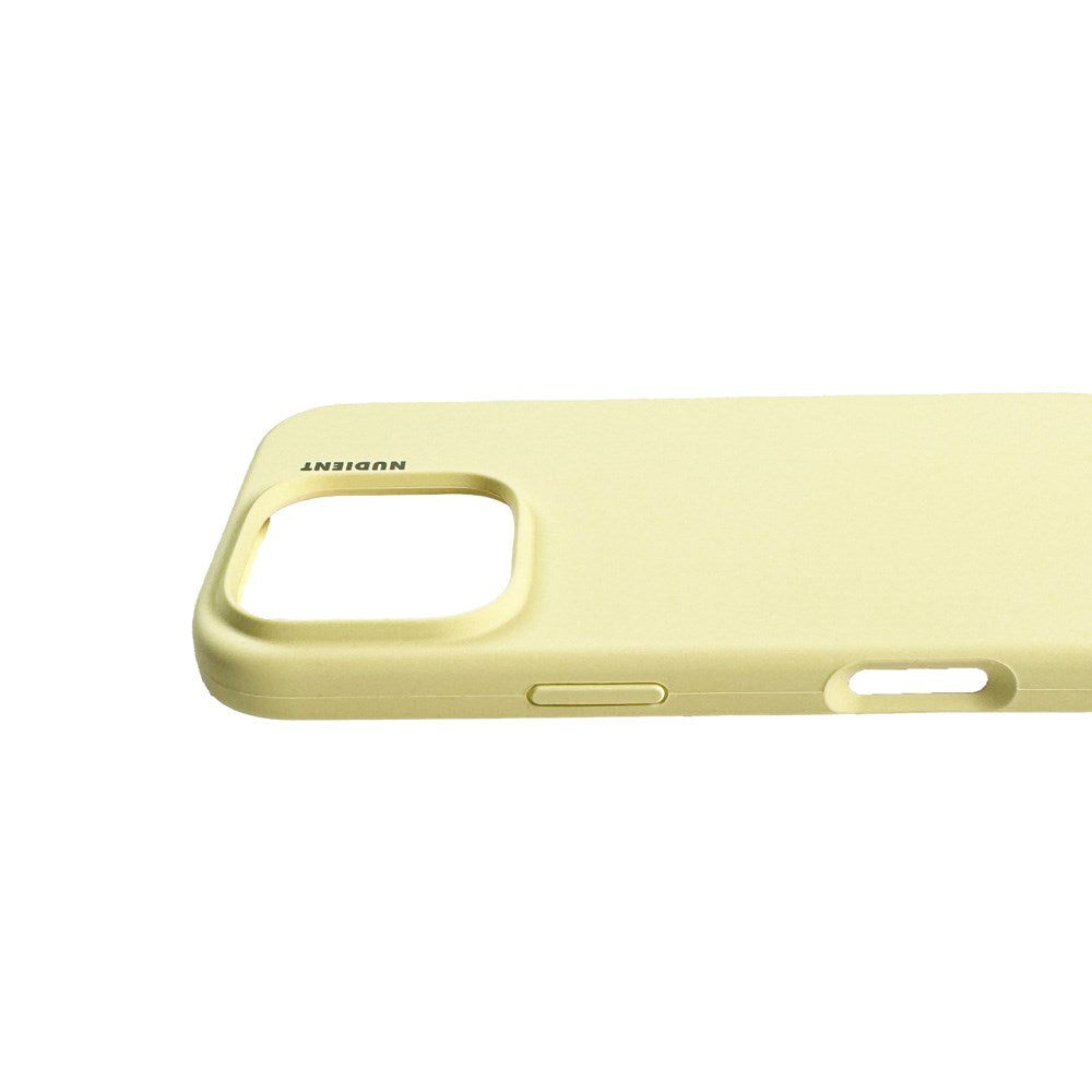 Nudient iPhone 16 Pro Base Silicone Mobil Cover - Pale Yellow
