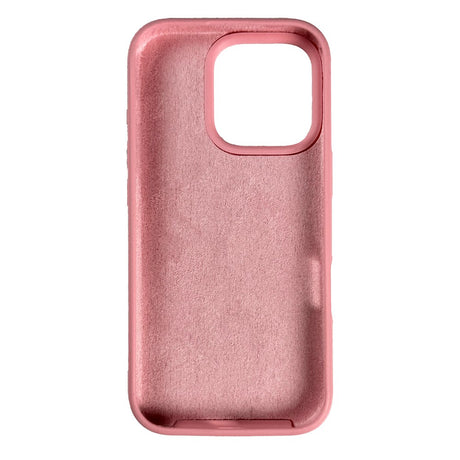 Nudient iPhone 16 Pro Base Silicone Mobil Cover - Baby Pink