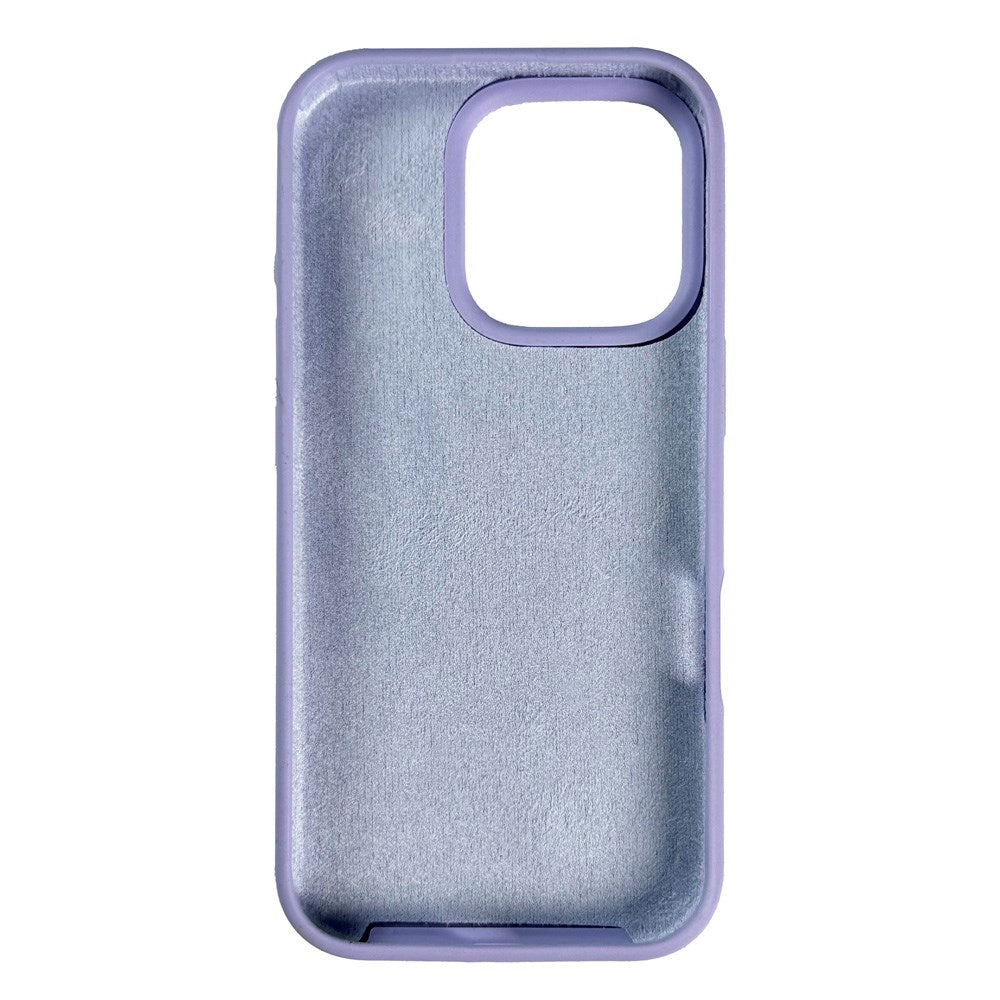 Nudient iPhone 16 Pro Base Silicone Mobil Cover - Soft Purple