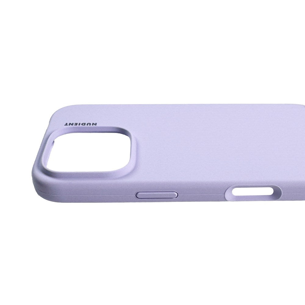 Nudient iPhone 16 Pro Base Silicone Mobil Cover - Soft Purple