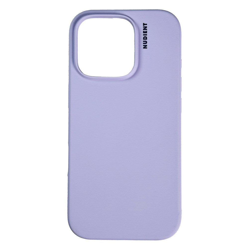 Nudient iPhone 16 Pro Base Silicone Mobil Cover - Soft Purple