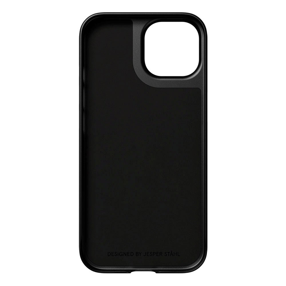 Nudient iPhone 15 Thin Case Bagside Cover - MagSafe Kompatibel - Ink Black