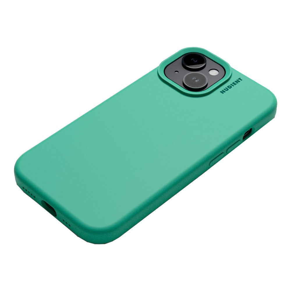 Nudient iPhone 15 Base Silicone Mobil Cover - Mintgreen