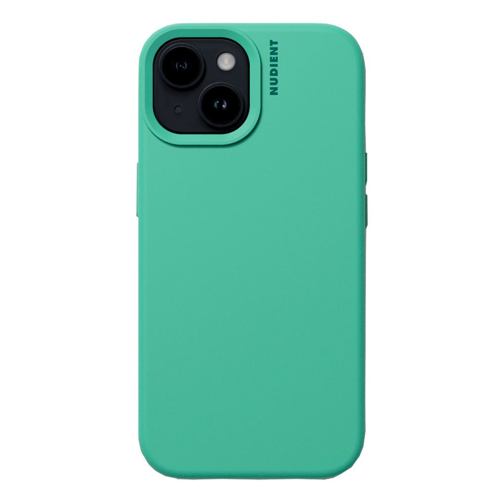 Nudient iPhone 15 Base Silicone Mobil Cover - Mintgreen