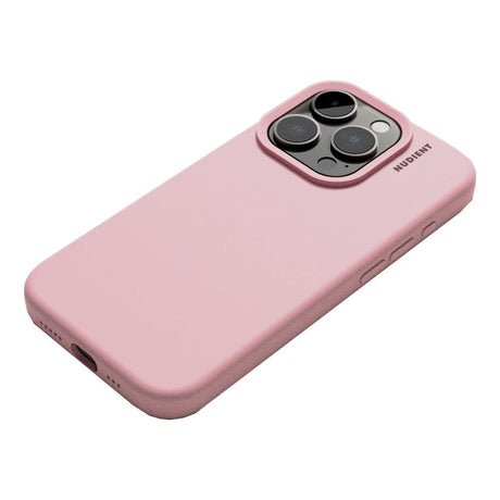 Nudient iPhone 15 Pro Base Silicone Mobil Cover - Baby Pink