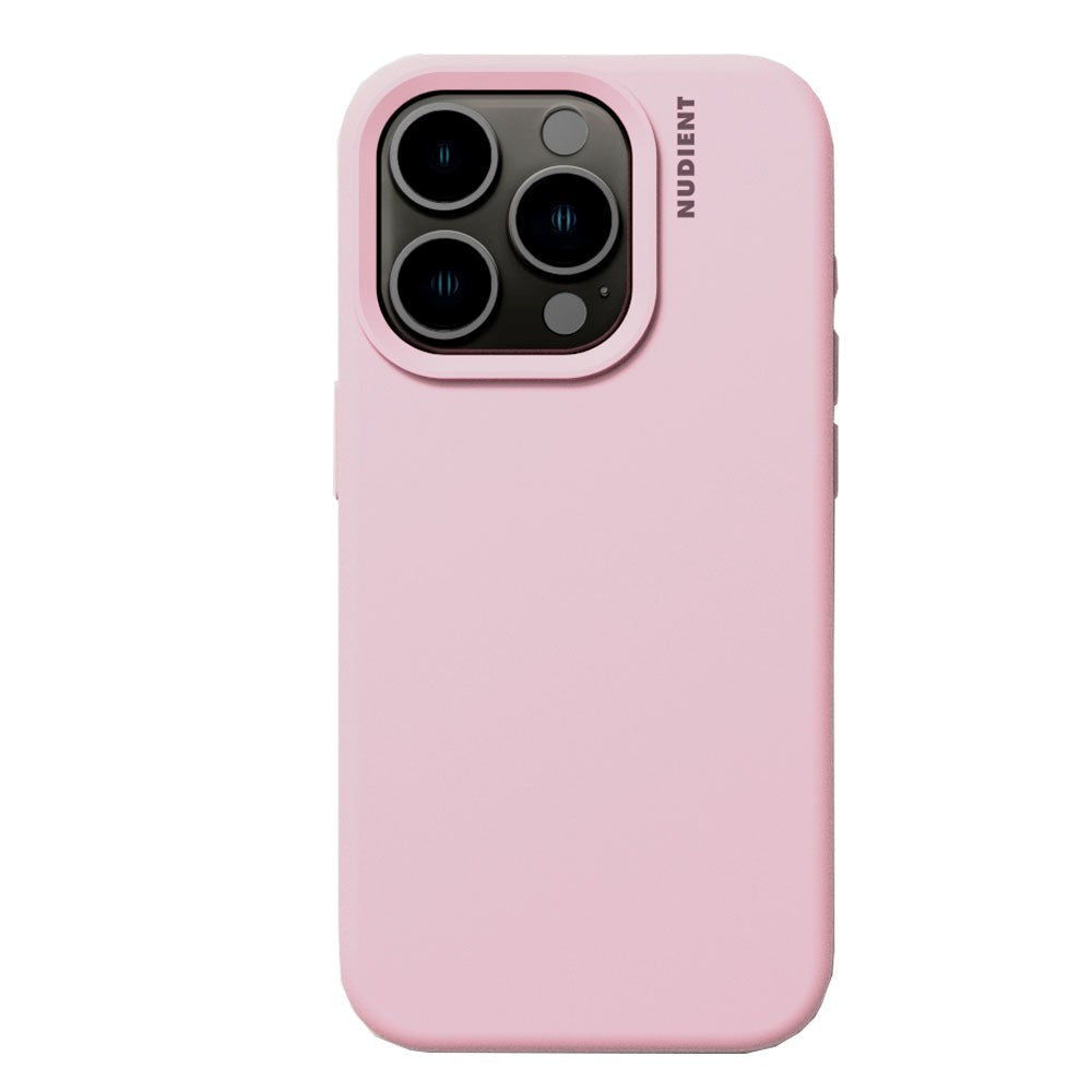 Nudient iPhone 15 Pro Base Silicone Mobil Cover - Baby Pink