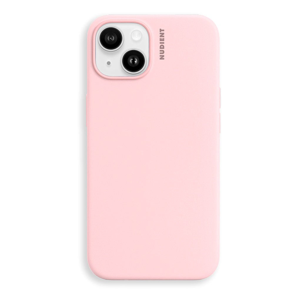 Nudient iPhone 14 Base Silicone Mobil Cover - Baby Pink