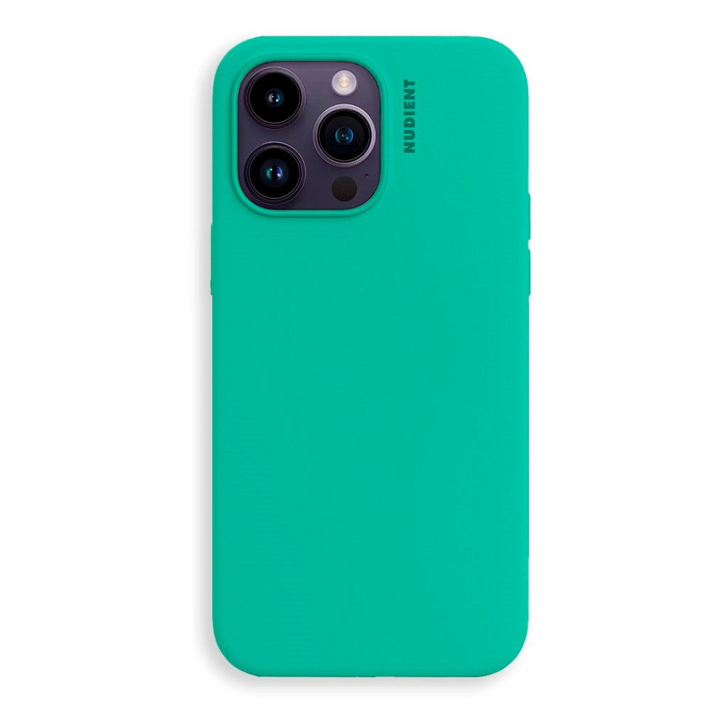 Nudient iPhone 14 Pro Base Silicone Mobil Cover - Mint Green