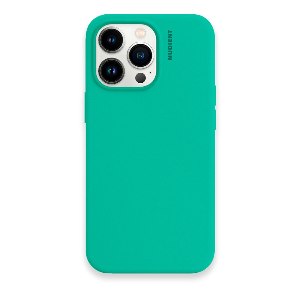 Nudient iPhone 13 Pro Base Silicone Mobil Cover - Mint Green