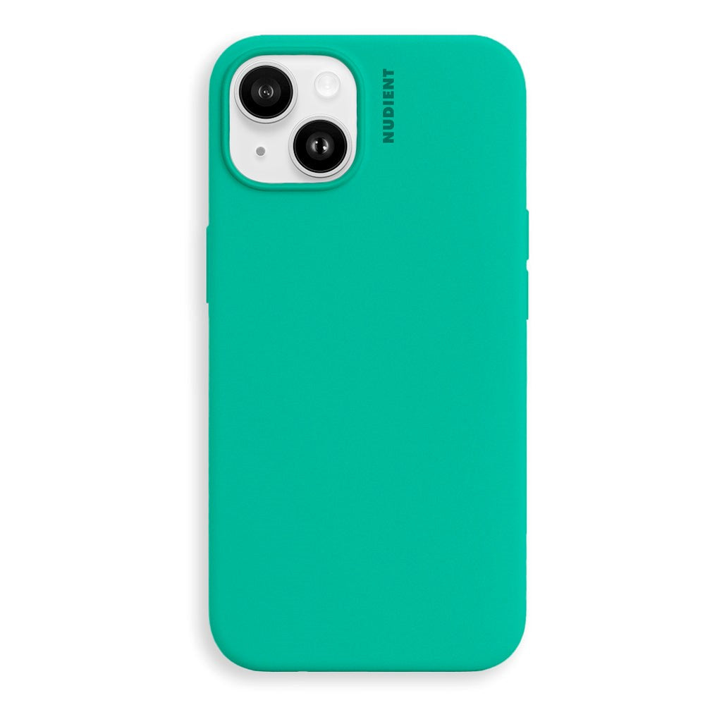 Nudient iPhone 14 Base Silicone Mobil Cover - Mint Green