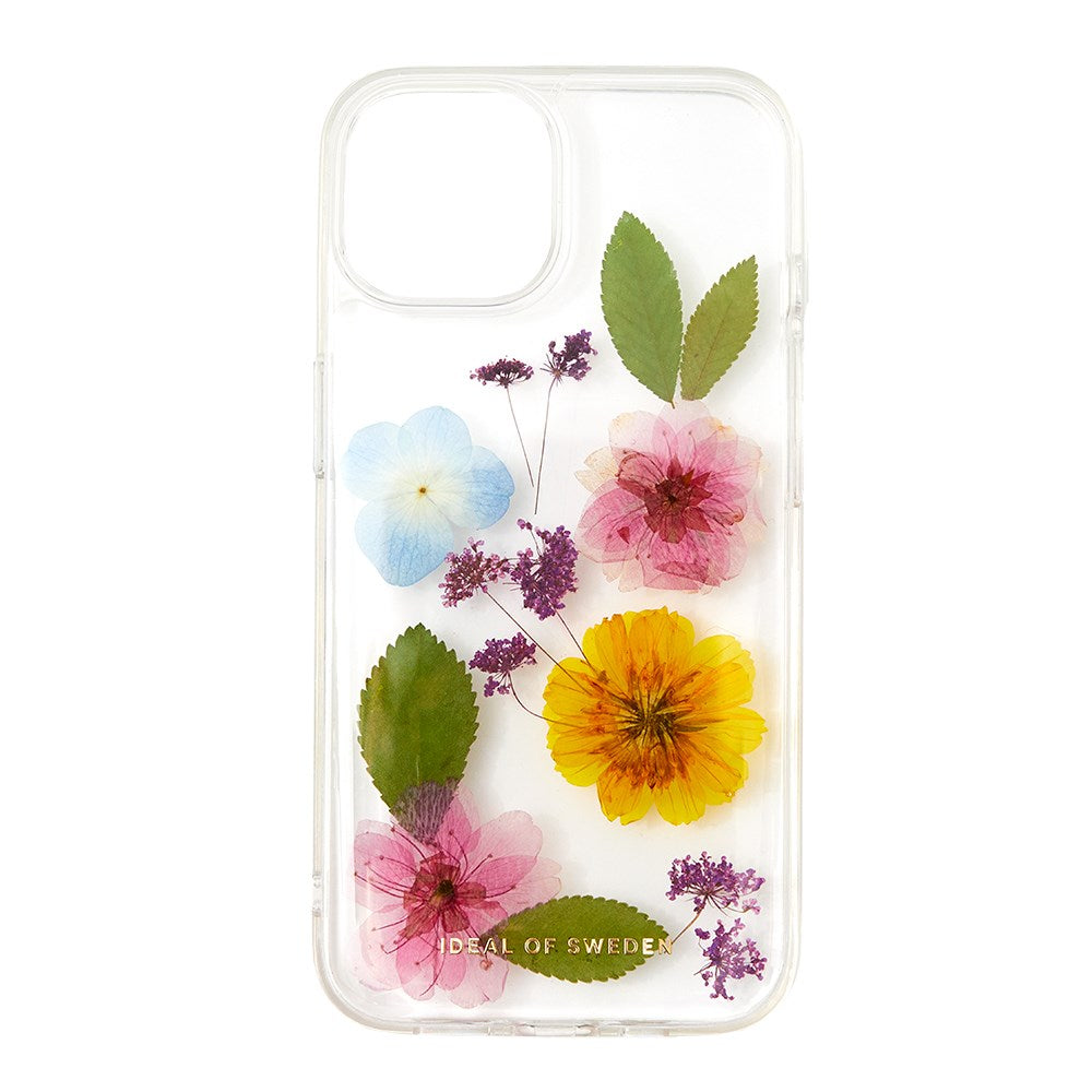 iPhone 15 iDeal Of Sweden Clear Cover - Summer Blossom