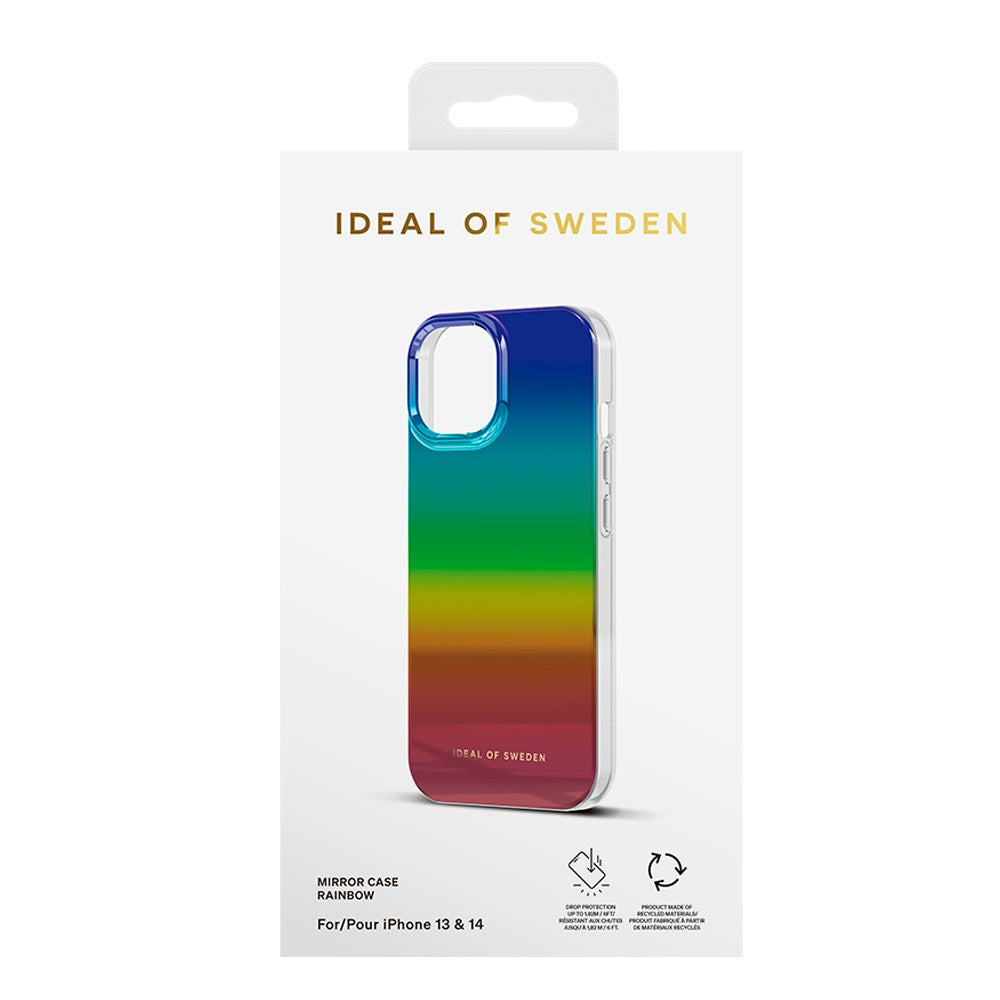 iDeal Of Sweden iPhone 14 / 13 Mirror Cover - Rainbow