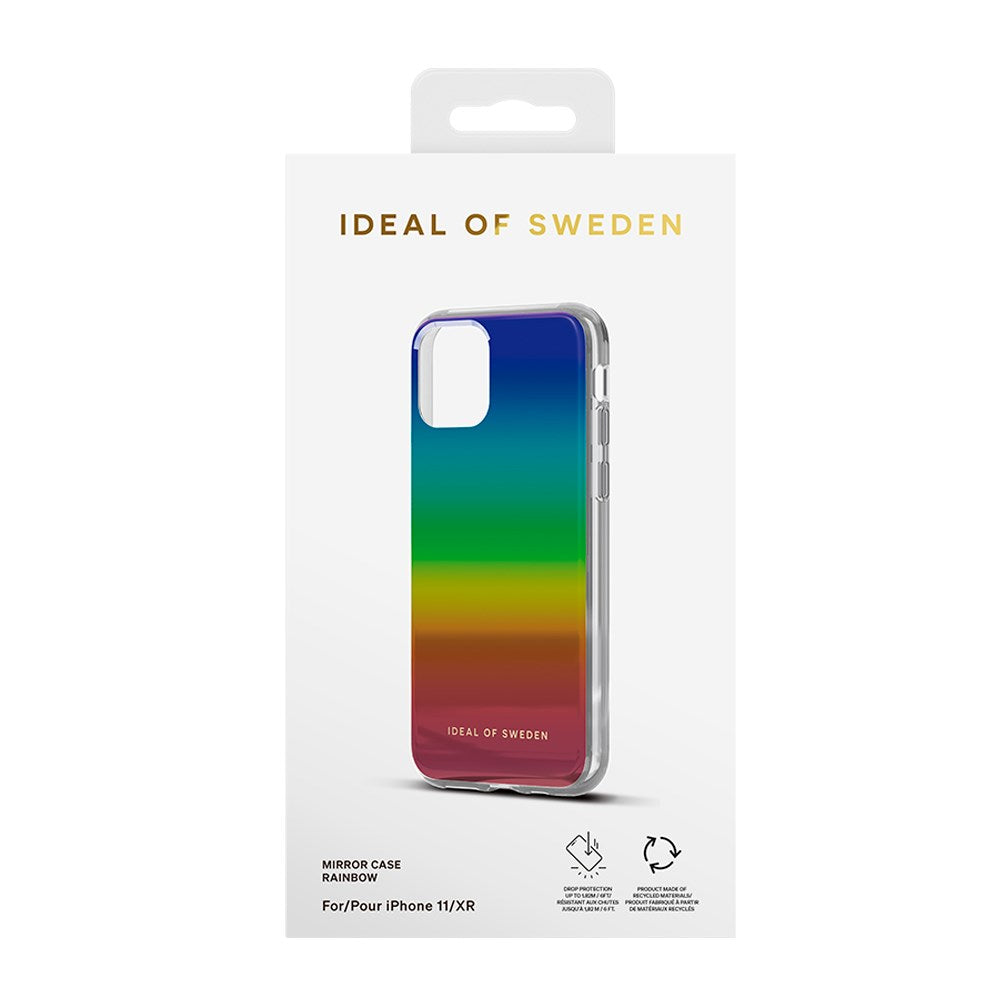 iPhone 11 iDeal Of Sweden Mirror Cover - Rainbow