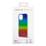 iPhone 15 iDeal Of Sweden Mirror Cover - Rainbow