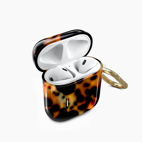 AirPods (1. & 2. Gen.) iDeal of Sweden Clear Case m. Karabinhage - Tortoise