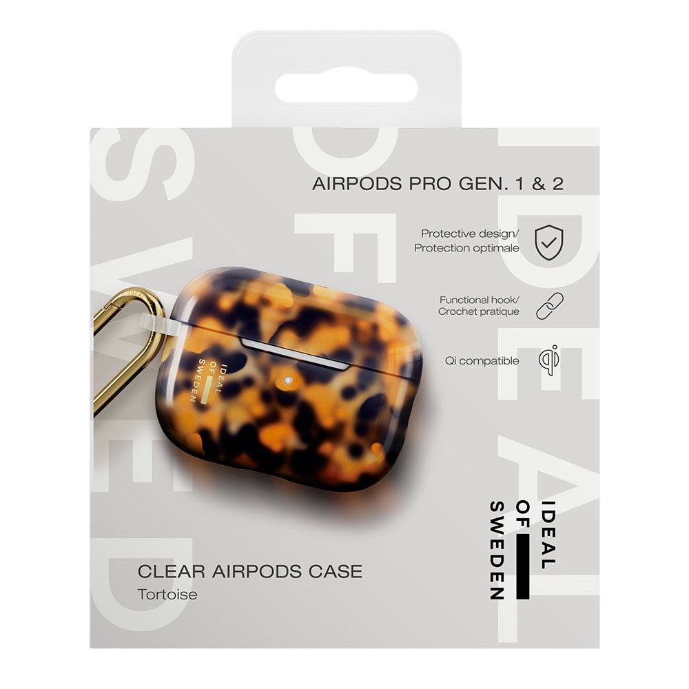 AirPods Pro (1. & 2. Gen.) iDeal of Sweden Clear Case m. Karabinhage - Tortoise