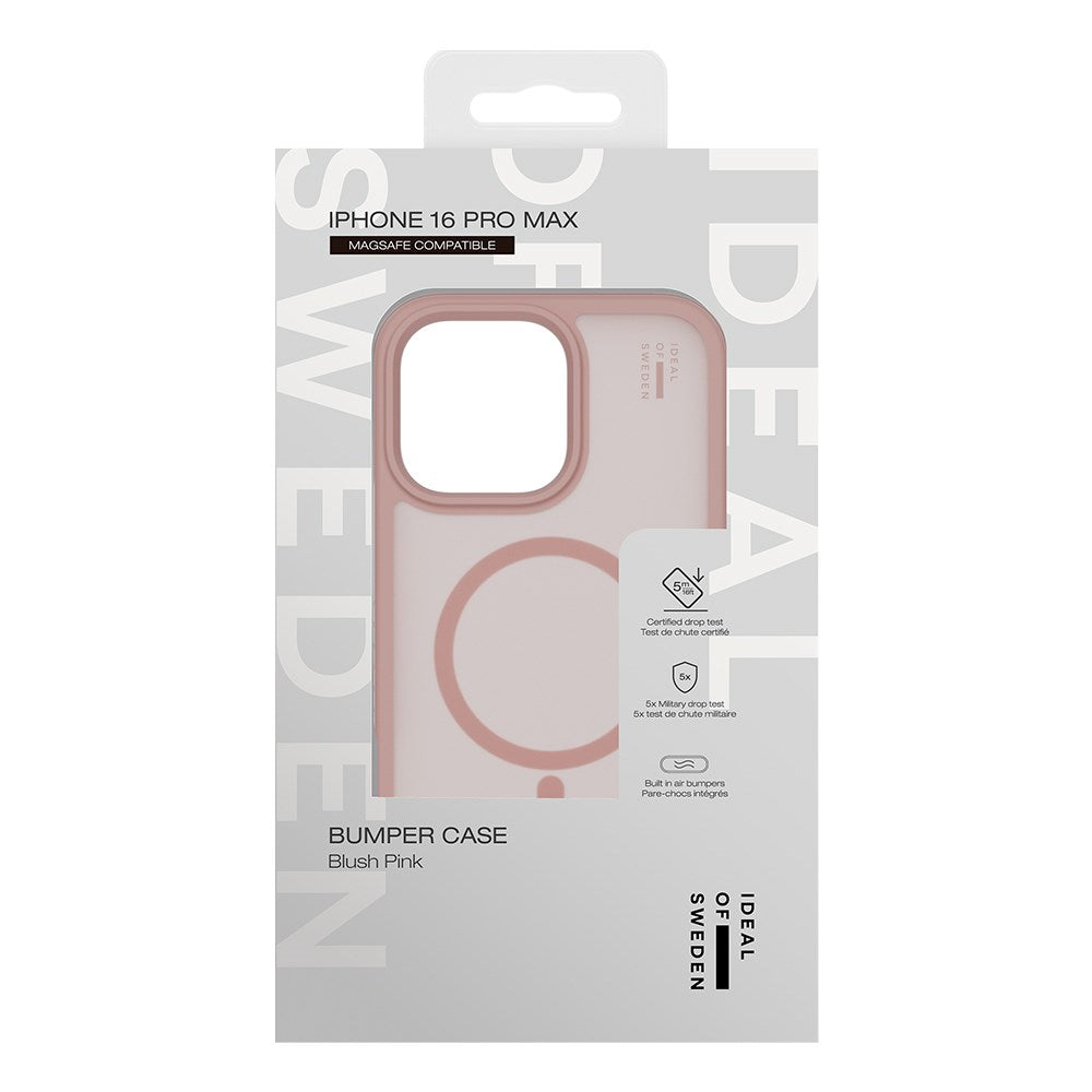 iDeal Of Sweden iPhone 16 Pro Max Ideal Bumper Cover - MagSafe Kompatibel - Blush Pink