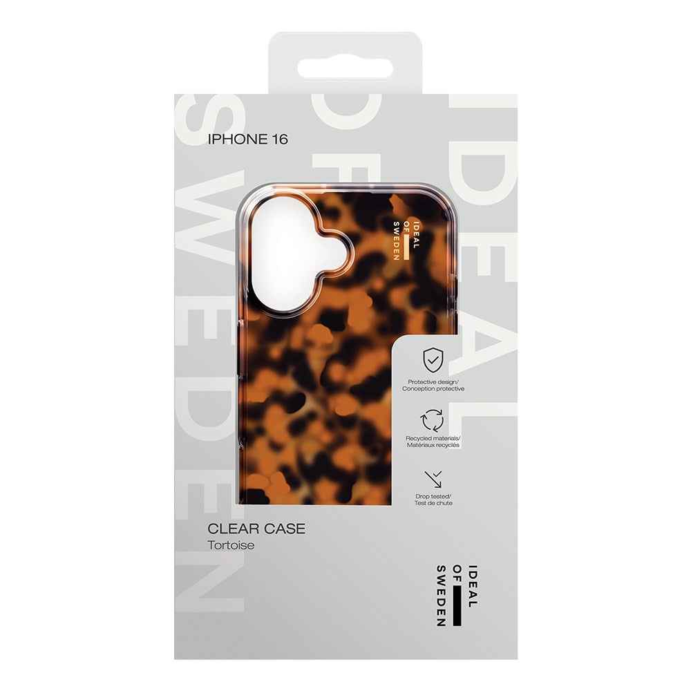 iDeal Of Sweden iPhone 16 Clear Cover - Tortoise