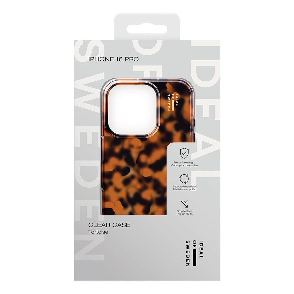 iDeal Of Sweden iPhone 16 Pro Clear Cover - Tortoise
