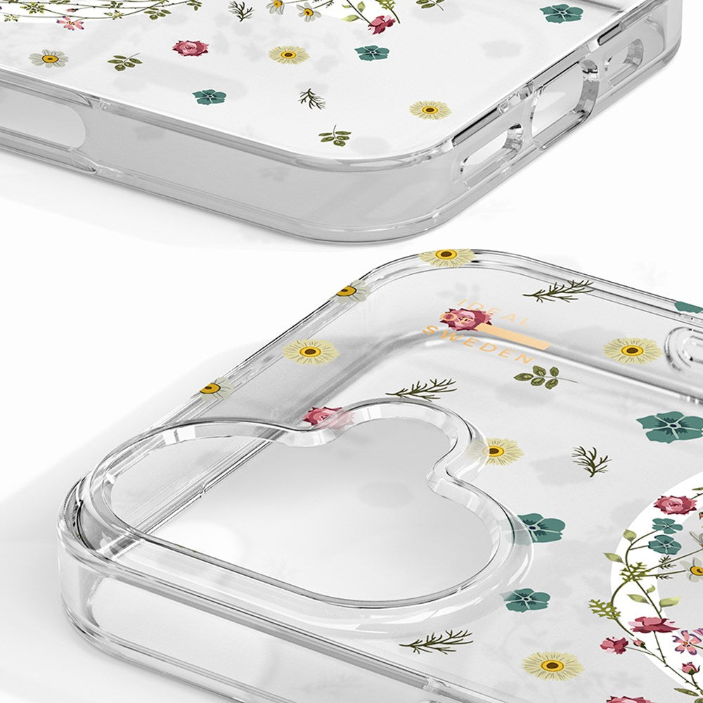 iPhone 16 Plus iDeal Of Sweden Clear Cover - MagSafe Kompatibel - Petite Floral