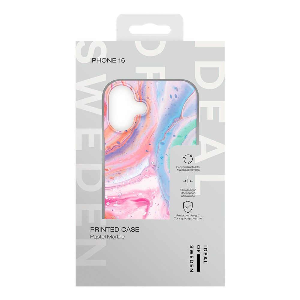 iPhone 16 iDeal Of Sweden Fashion Cover - Pastel Marble