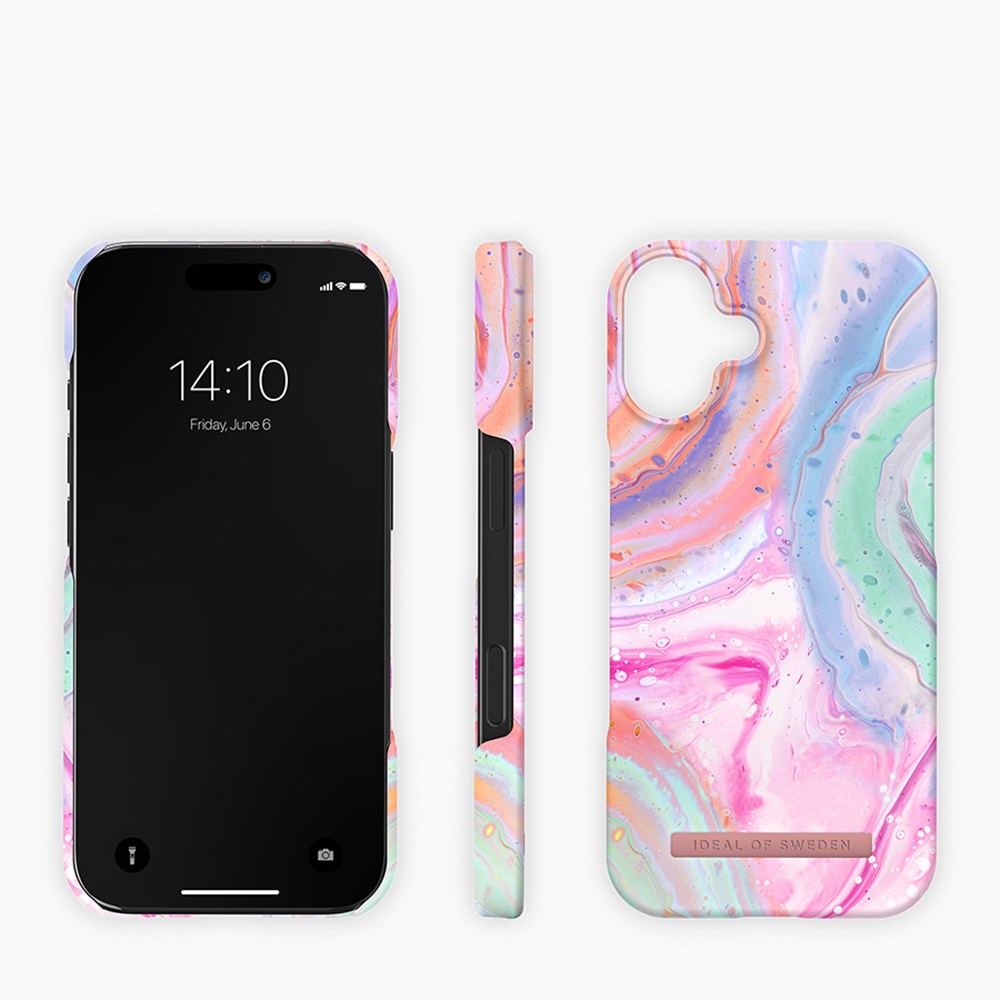 iPhone 16 iDeal Of Sweden Fashion Cover - Pastel Marble