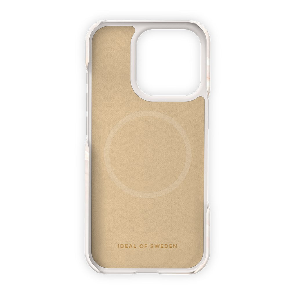 iDeal Of Sweden Fashion Cover til iPhone 16 Pro - MagSafe Kompatibelt - Rose Pearl Marble