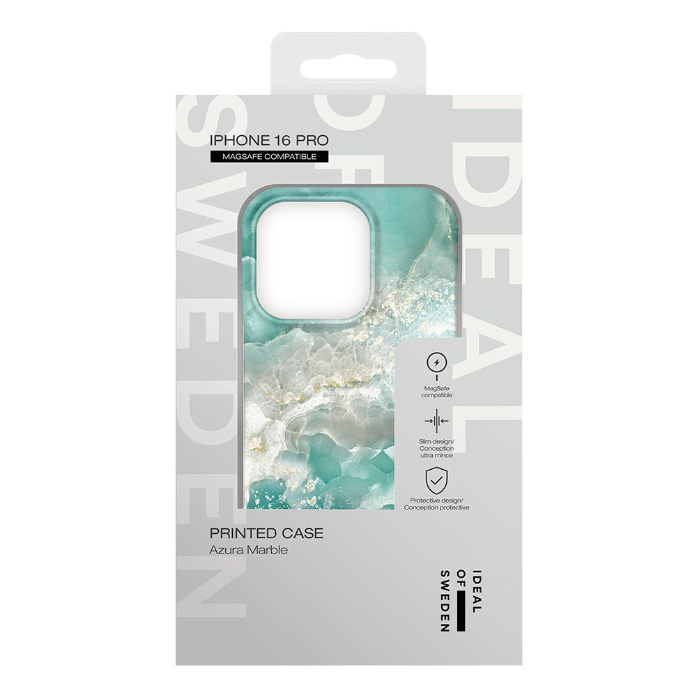 iDeal Of Sweden Fashion Cover til iPhone 16 Pro - MagSafe Kompatibelt - Azura Marble
