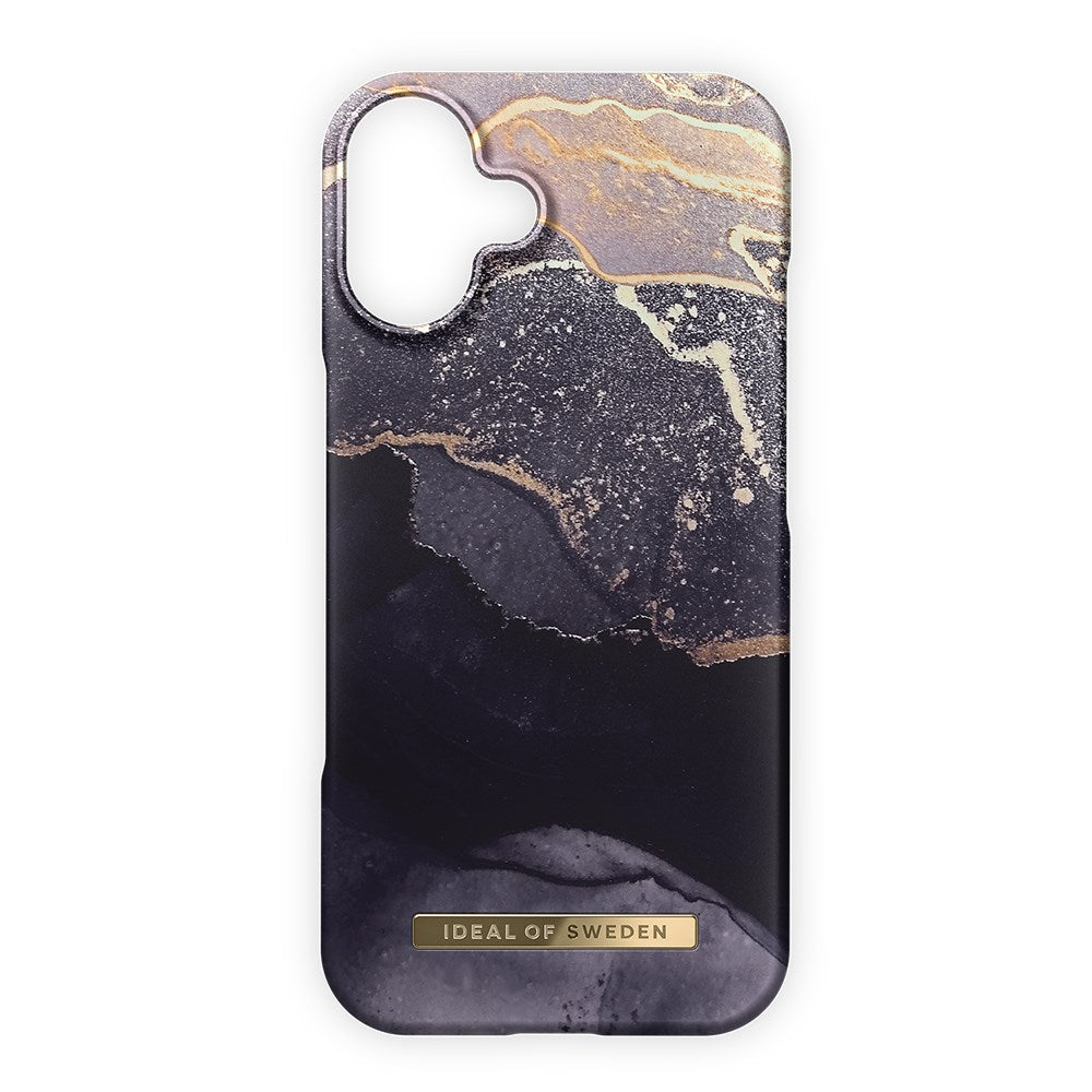 iDeal Of Sweden Fashion Cover til iPhone 16 Plus - MagSafe Kompatibelt - Golden Twilight Marble