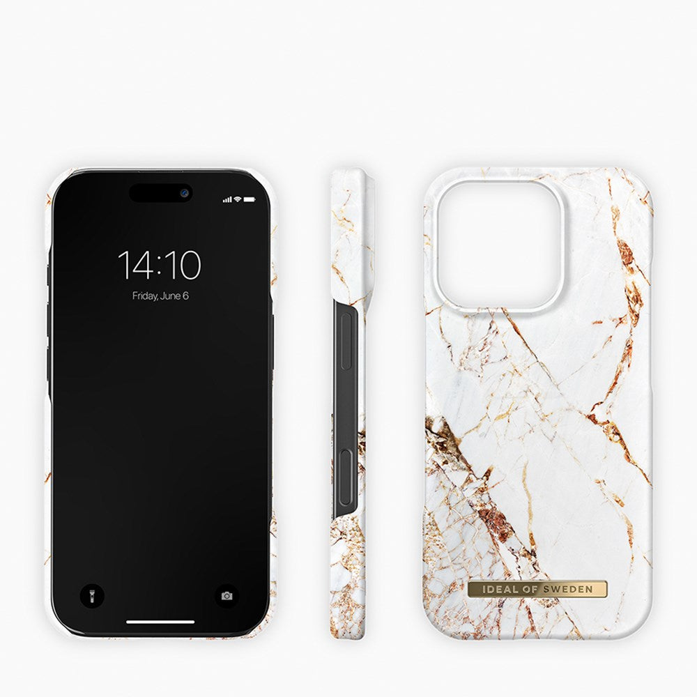 iDeal Of Sweden Fashion Cover til iPhone 16 Pro Max - MagSafe Kompatibelt - Carrara Gold