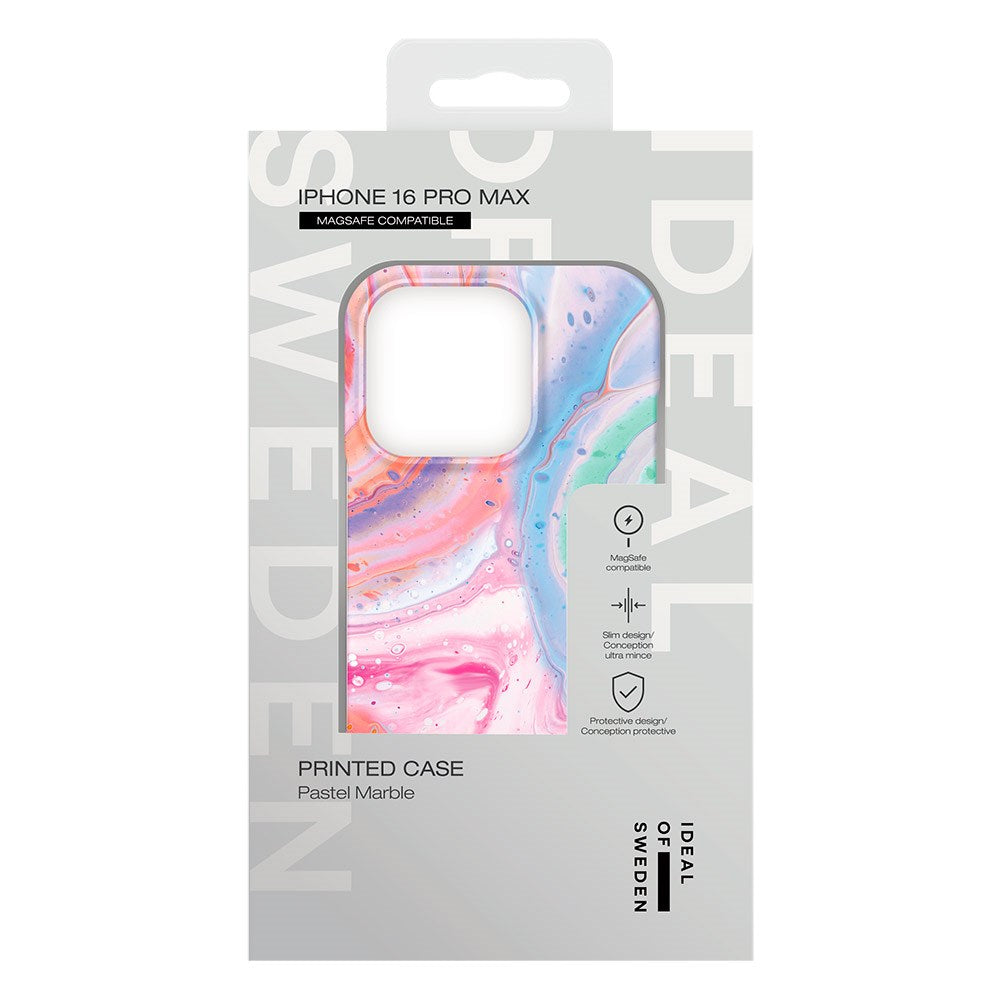 iDeal Of Sweden Fashion Cover til iPhone 16 Pro Max - MagSafe Kompatibelt - Pastel Marble
