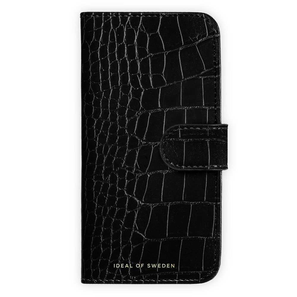 iPhone 16 Pro iDeal Of Sweden Magnet Wallet+ Flip Cover - Croco