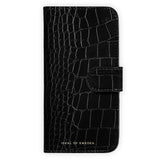 iPhone 16 Pro iDeal Of Sweden Magnet Wallet+ Flip Cover - Croco