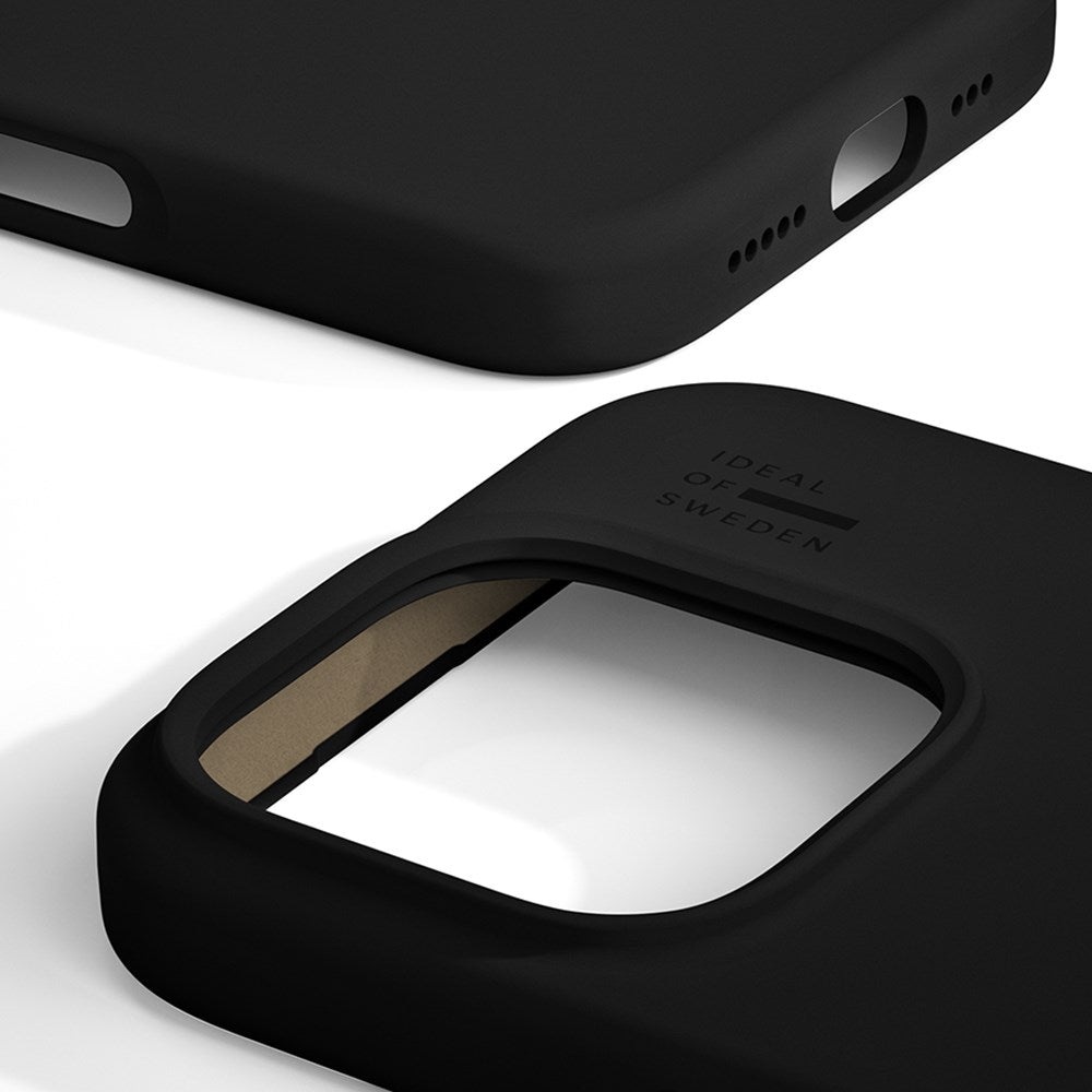 iDeal Of Sweden Silicone Cover til iPhone 16 Pro - MagSafe Kompatibelt - Black