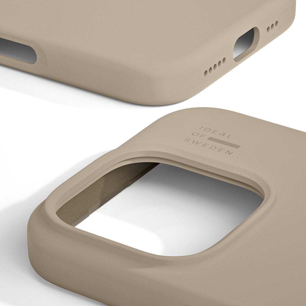 iDeal Of Sweden Silicone Cover til iPhone 16 Pro - MagSafe Kompatibelt - Beige
