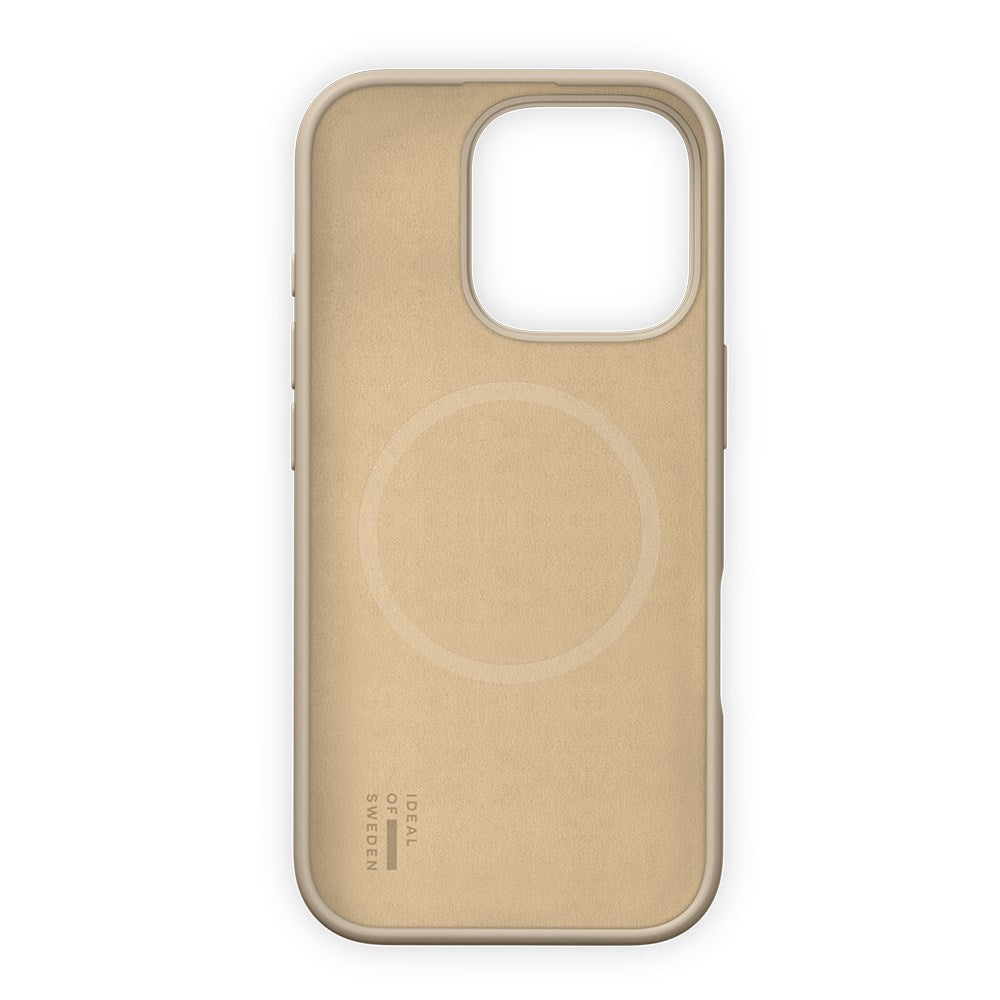 iDeal Of Sweden Silicone Cover til iPhone 16 Pro - MagSafe Kompatibelt - Beige