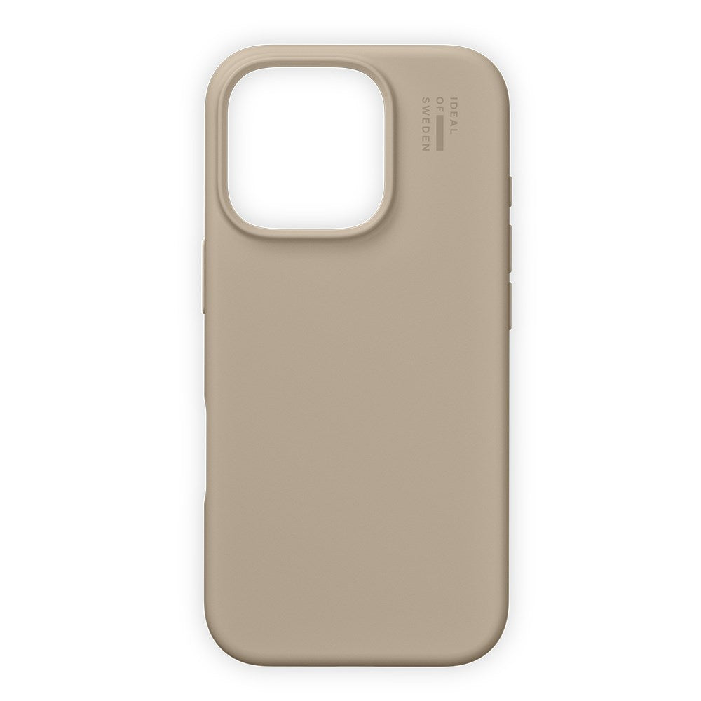 iDeal Of Sweden Silicone Cover til iPhone 16 Pro - MagSafe Kompatibelt - Beige