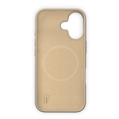 iDeal Of Sweden Silicone Cover til iPhone 16 Plus - MagSafe Kompatibelt - Beige