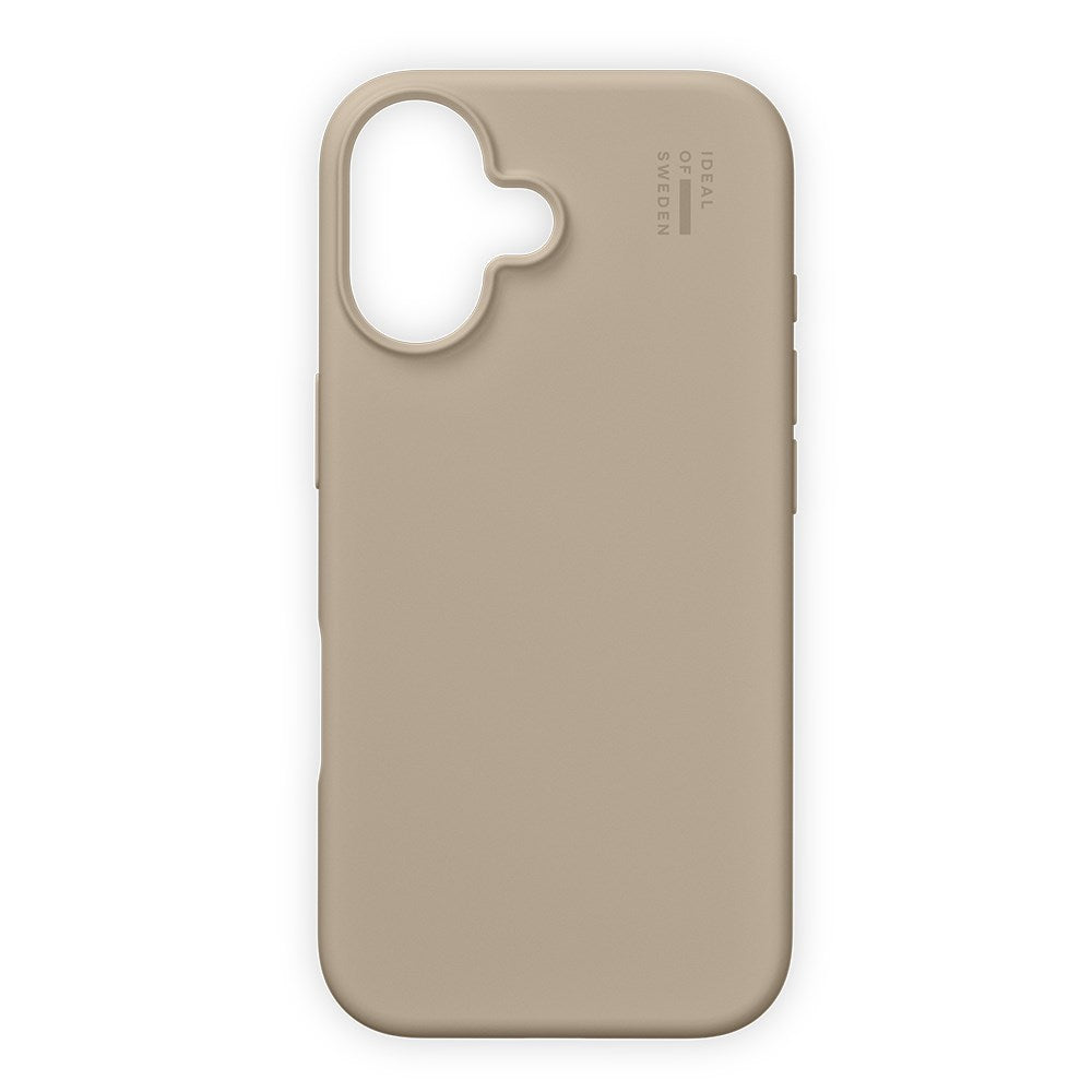 iDeal Of Sweden Silicone Cover til iPhone 16 Plus - MagSafe Kompatibelt - Beige