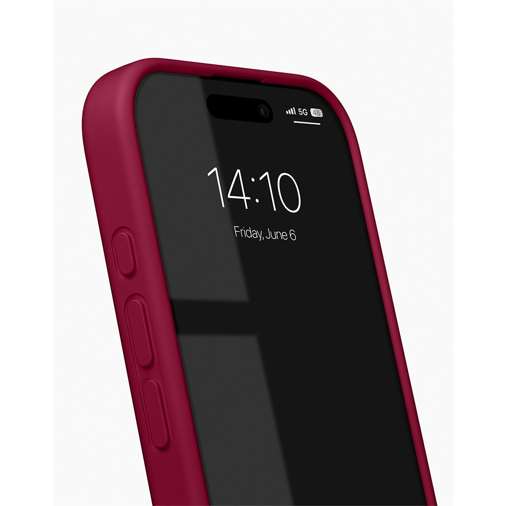 iDeal Of Sweden Silicone Cover til iPhone 16 Pro Max - MagSafe Kompatibelt - Cranberry