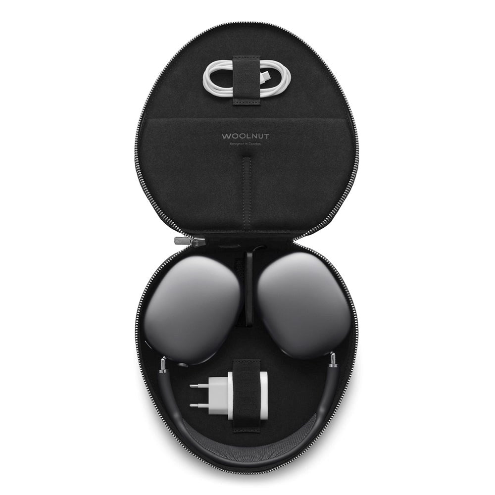 Woolnut AirPods Max Læder Case - Sort